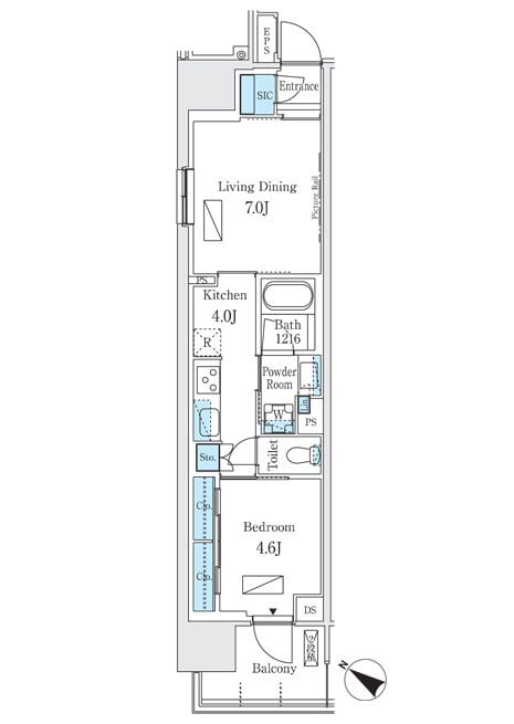 A1 間取り図 1