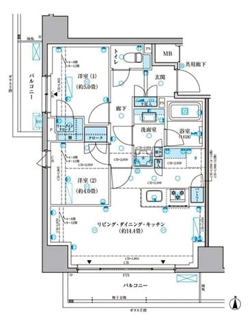 A 間取り図 1