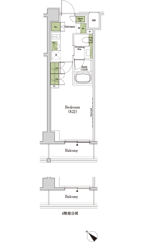 A1 間取り図 1